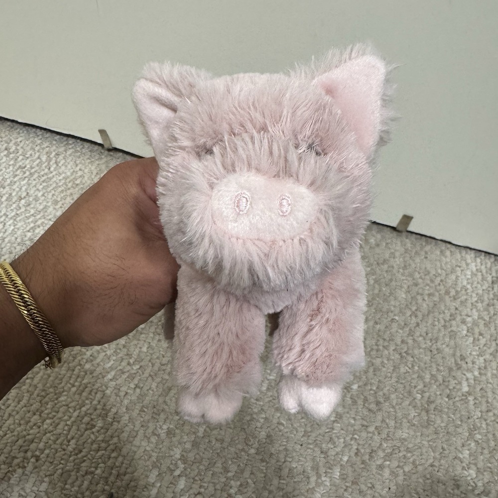 Douglas Mini Pinkie Plush 6" Soft Pig Stuffed Animal #4493